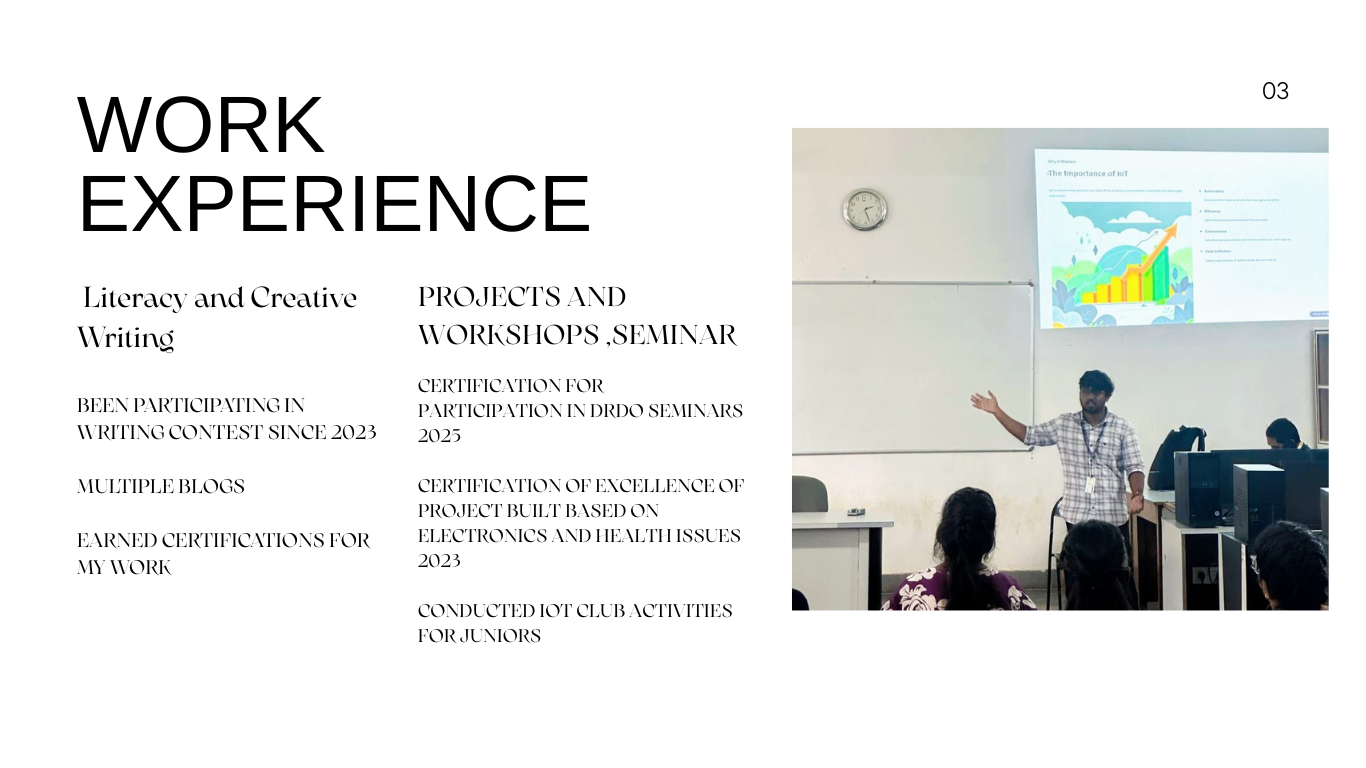 Conducting IoT seminar